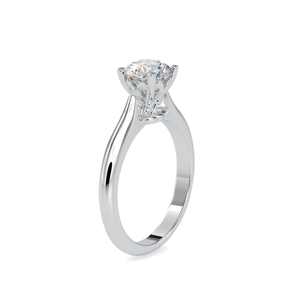 Silver Engagement Ring
