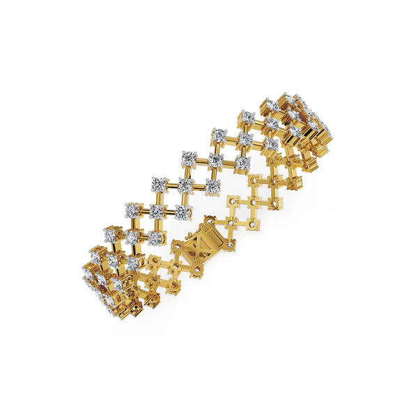 Sterling Lab Grown Diamond Tennis Bracelet