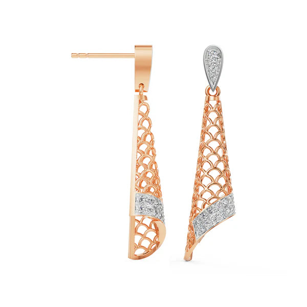 Opulent Diamond Drop Pendant Set