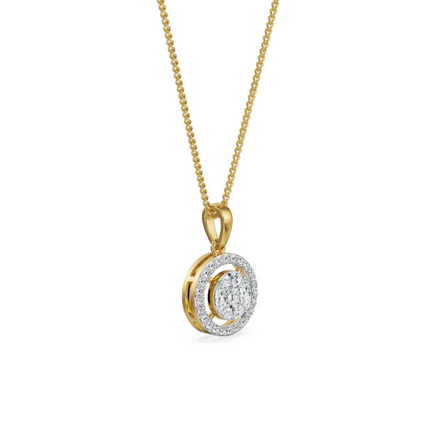 Glistening Lab Grown Diamond Pendant Set