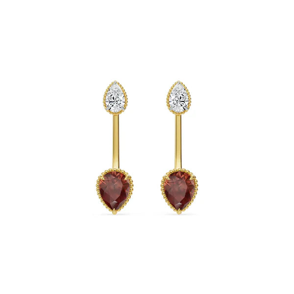 Ruby Rain Lab Grown Diamond Earrings