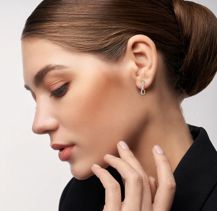 Infinity Lab Grown Diamond Earrings