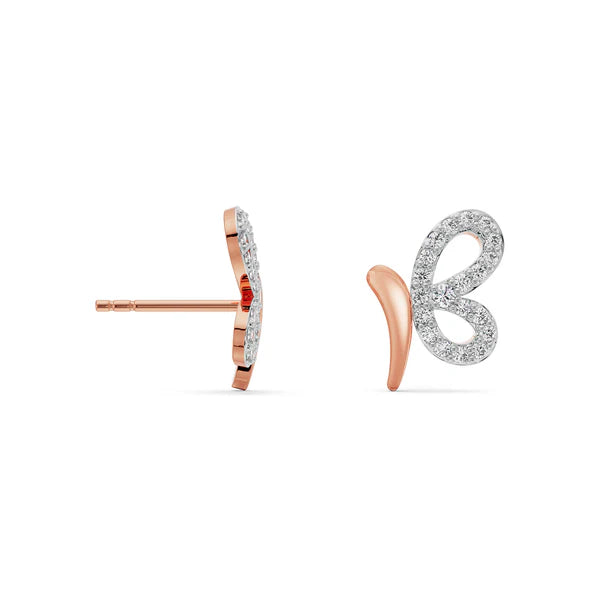 Fluttering Flair Lab Grown Diamond Earrings