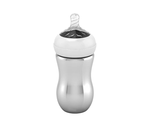 Silver Milk Bottle