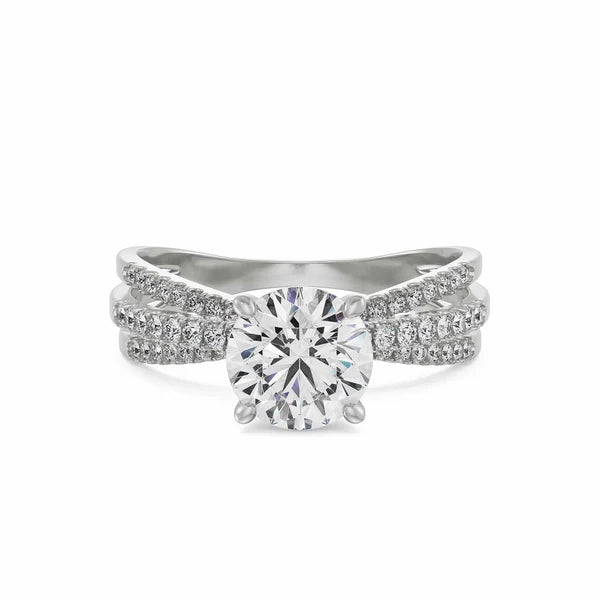 Lab-Grown Forever Sparkling Diamond Ring
