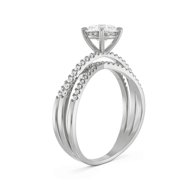 Lab-Grown Forever Sparkling Diamond Ring