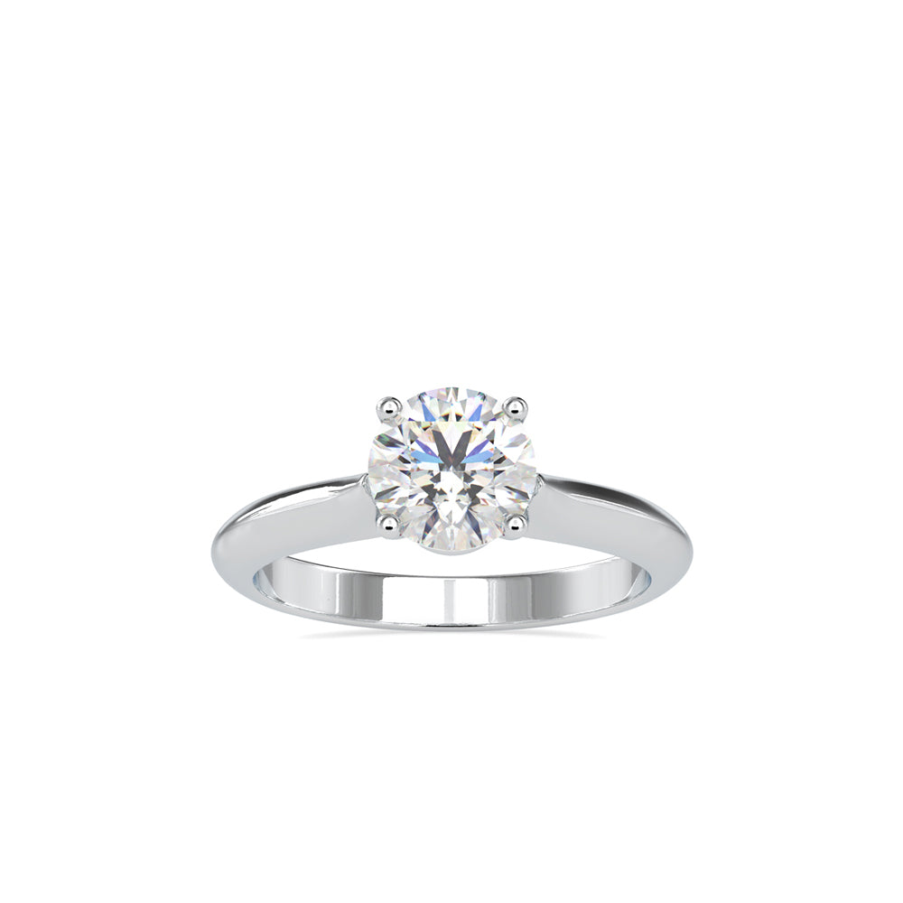 Silver Engagement Ring