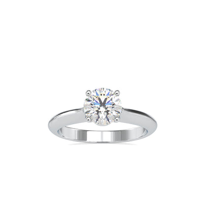 Silver Engagement Ring