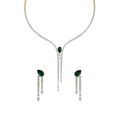 Empress Dewdrop Lab Grown Diamond Necklace Set