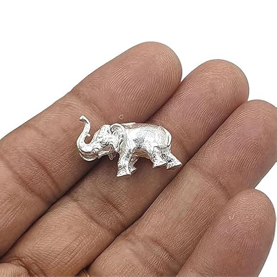Silver Small Elephant