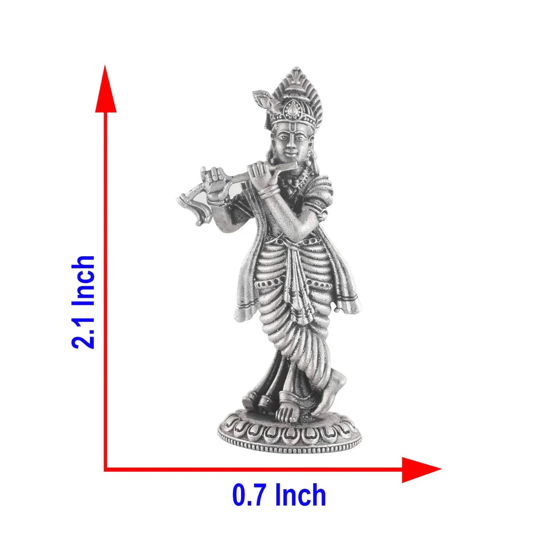 SIlver Krishna Statue