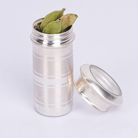 Silver Elaichi Dibbi