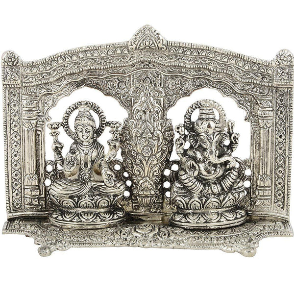 Silver Laxmi Ganesh Patra Box