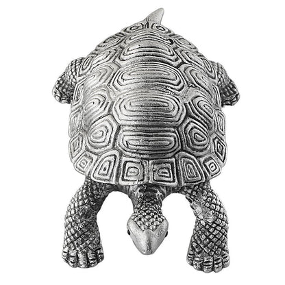 Silver Tortoise Turtle, for Good Luck Prosperity & Vaastu