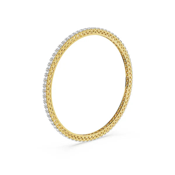 Classic Charm Lab Grown Diamond Bangle