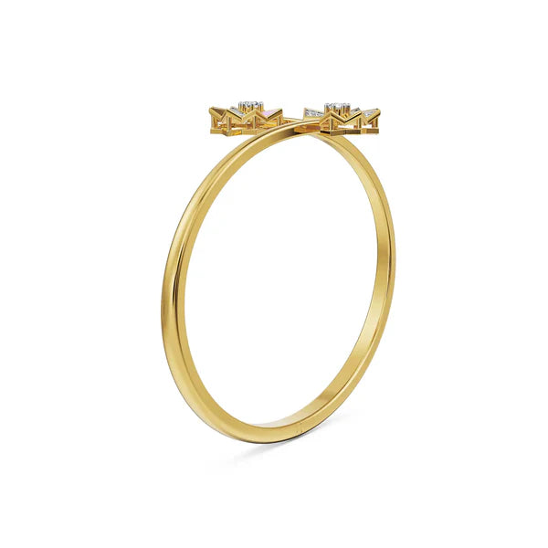 Lilac Prism Lab Grown Diamond Bangle