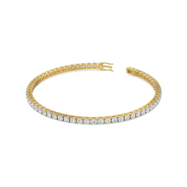 8 Pointer Queen Lab Diamond Tennis Bracelet