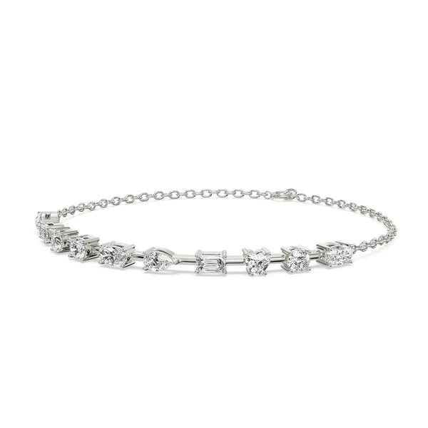 Multi Lab Grown Diamond Tennis Bracelet