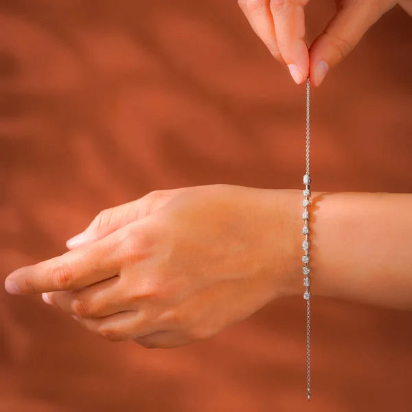 Multi Lab Grown Diamond Tennis Bracelet