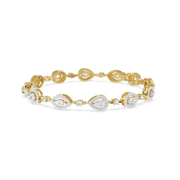 Multi Stone Diamond Bracelet