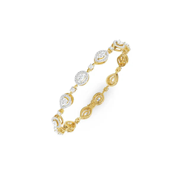Multi Stone Diamond Bracelet