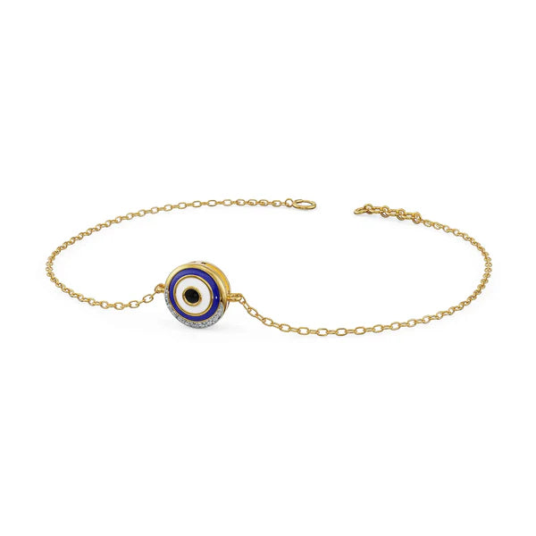 Enchanted Evil Eye Lab Diamond Bracelet
