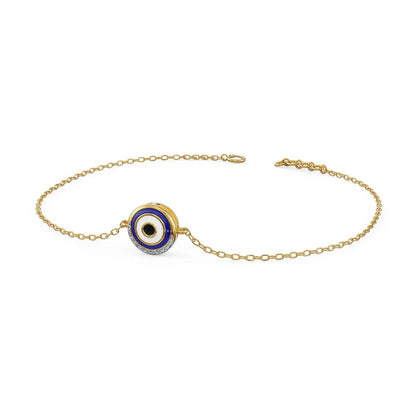 Enchanted Evil Eye Lab Diamond Bracelet