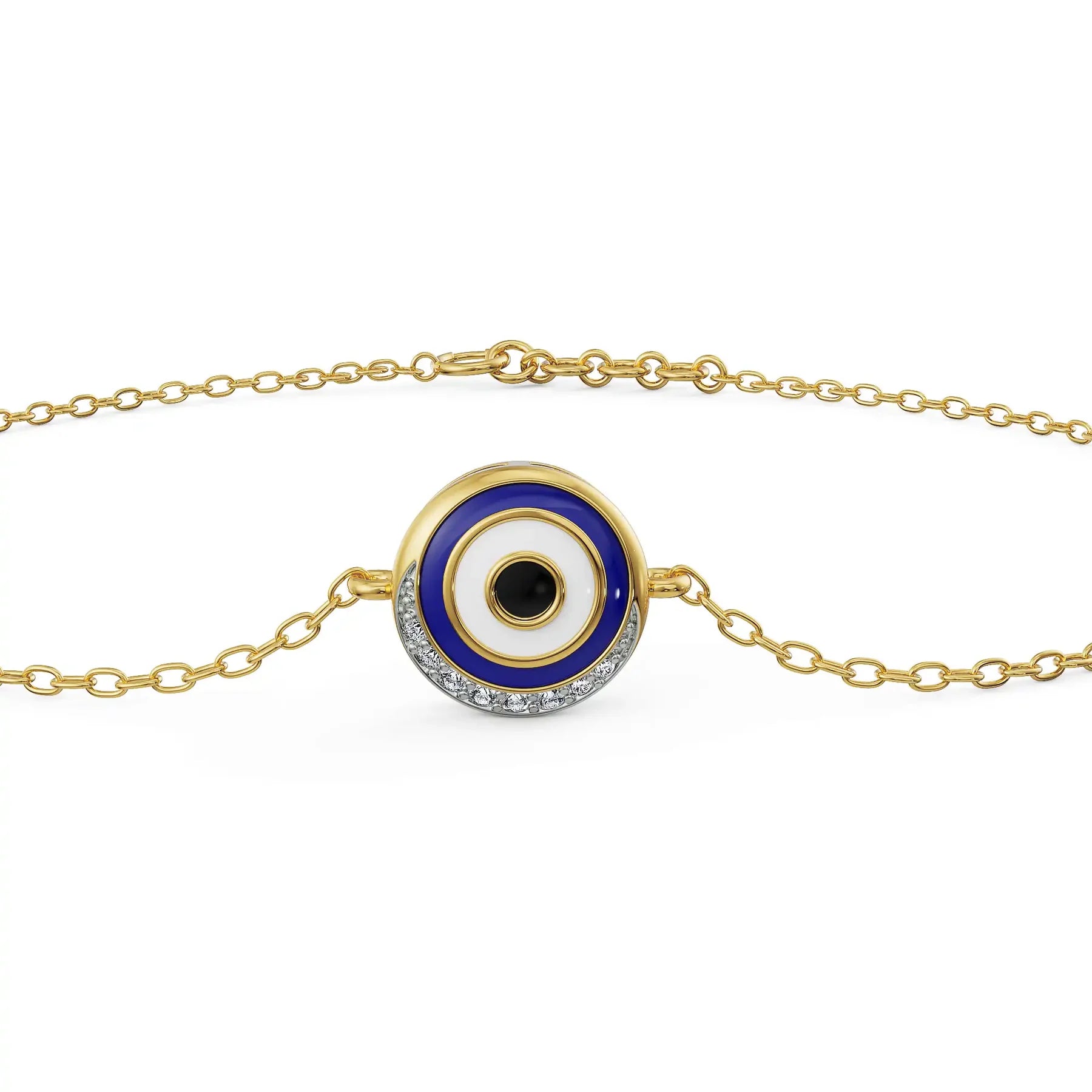 Enchanted Evil Eye Lab Diamond Bracelet