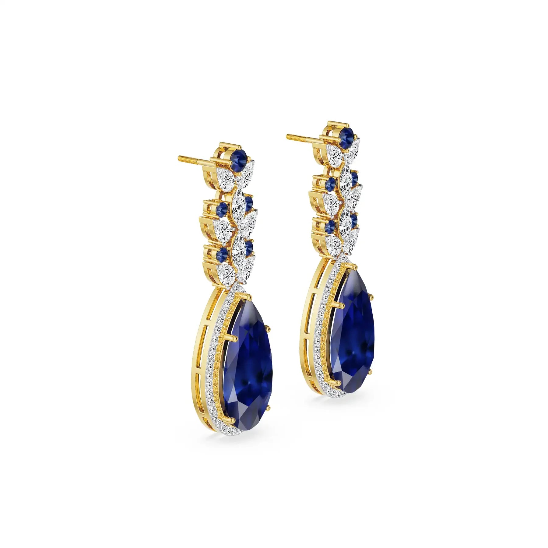 Indigo Ice Lab Grown Diamond Earrings