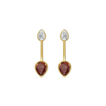 Ruby Rain Lab Grown Diamond   Earrings