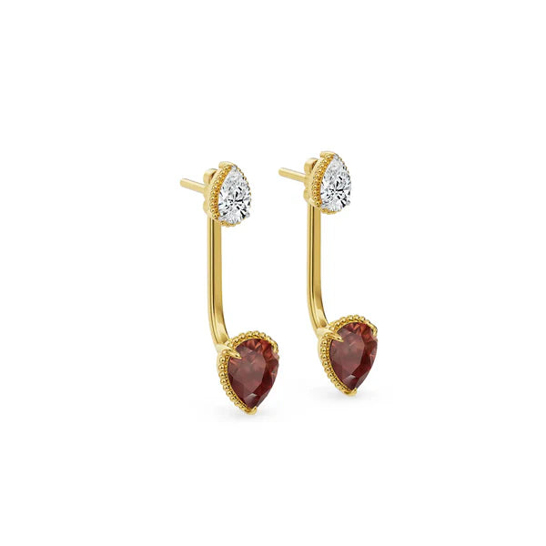 Ruby Rain Lab Grown Diamond   Earrings