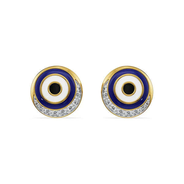 Mystic Gaze Evil Eye Lab Diamond Studs