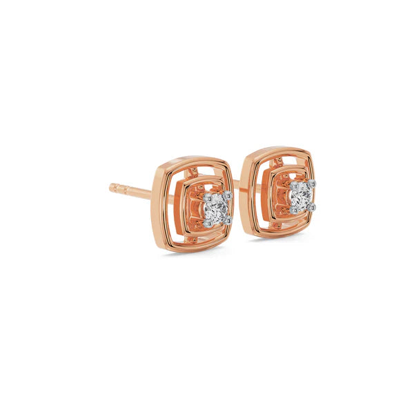 Square Brilliance Lab Grown Diamond Studs