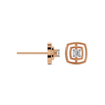 Square Brilliance Lab Grown Diamond Studs