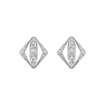 Rhombus Glamour Lab Grown Diamond Studs