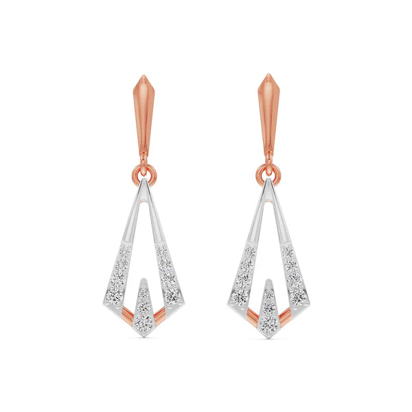 Rhombus Delight Lab Grown Diamond Earrings