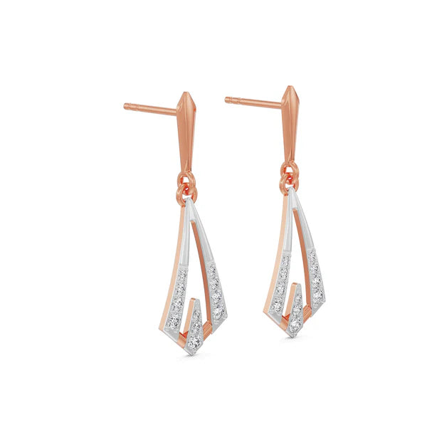 Rhombus Delight Lab Grown Diamond Earrings
