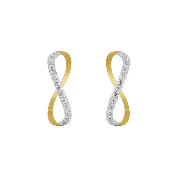 Infinity Lab Grown Diamond Earrings