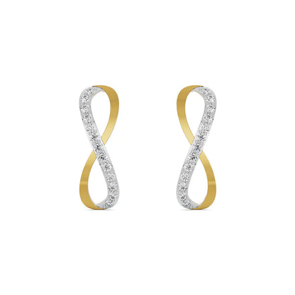 Infinity Lab Grown Diamond Earrings