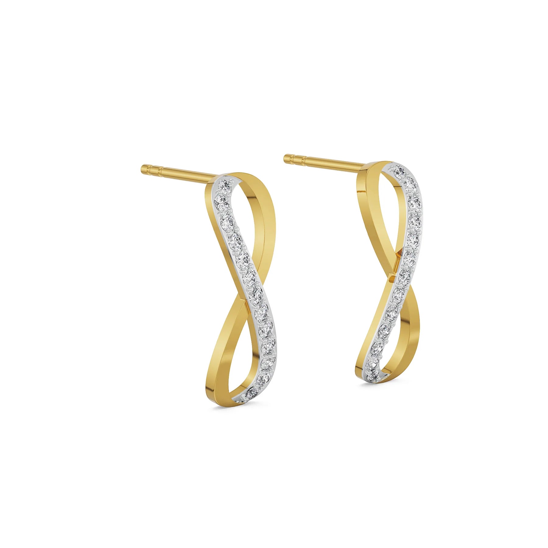 Infinity Lab Grown Diamond Earrings