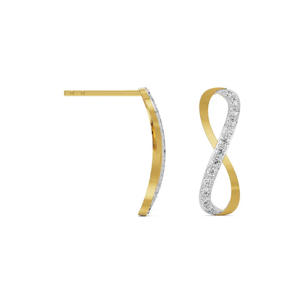 Infinity Lab Grown Diamond Earrings