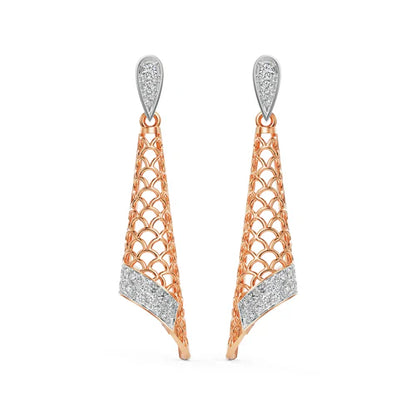 Lab-Grown Opulent Diamond Drop Earrings