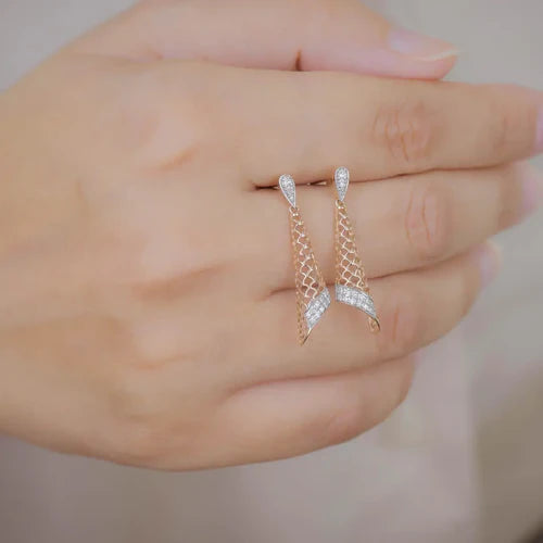 Lab-Grown Opulent Diamond Drop Earrings