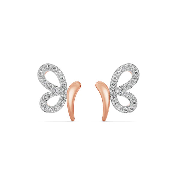 Fluttering Flair Lab Grown Diamond Earrings