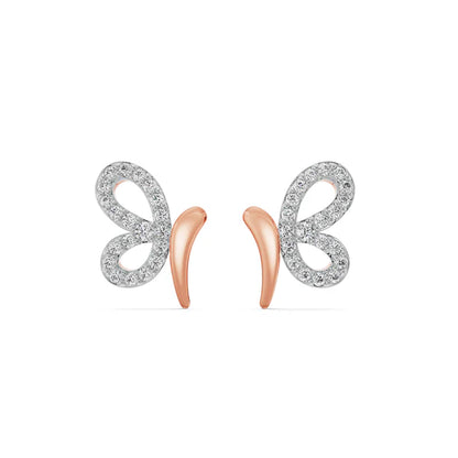 Fluttering Flair Lab Grown Diamond Earrings