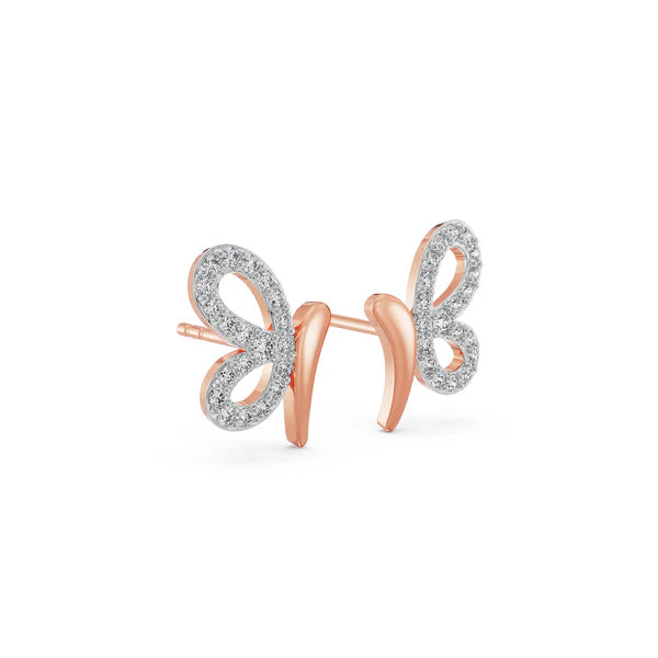 Fluttering Flair Lab Grown Diamond Earrings