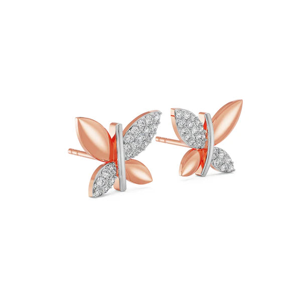 Winged  Wonder Diamond Earrings