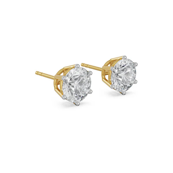 2 CT Versatile Lab Grown Diamond Solitaire Studs
