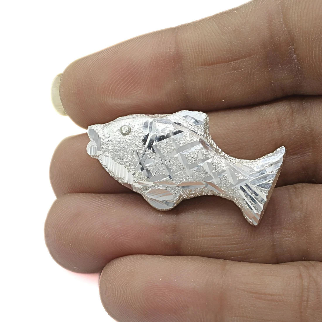 Silver Fish for Good Luck Prosperity & Vaastu