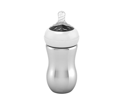 Silver Milk Bottle